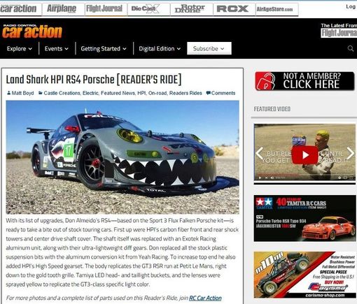 RC Car Action feature car