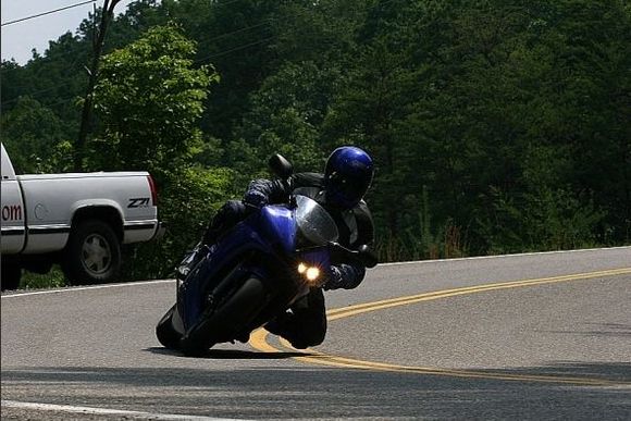 really slow pace at deals gap (318 curves in 11 miles) motorcycle heaven