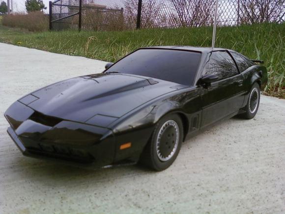 my r/c knightrider trans am which is being converted to 2.4 right now