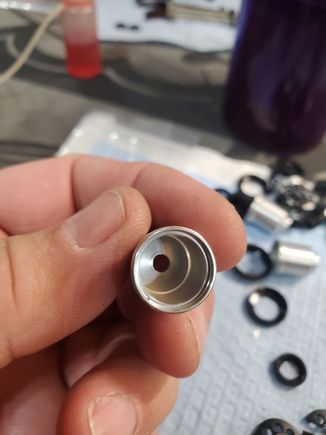 internal bore of new shock.