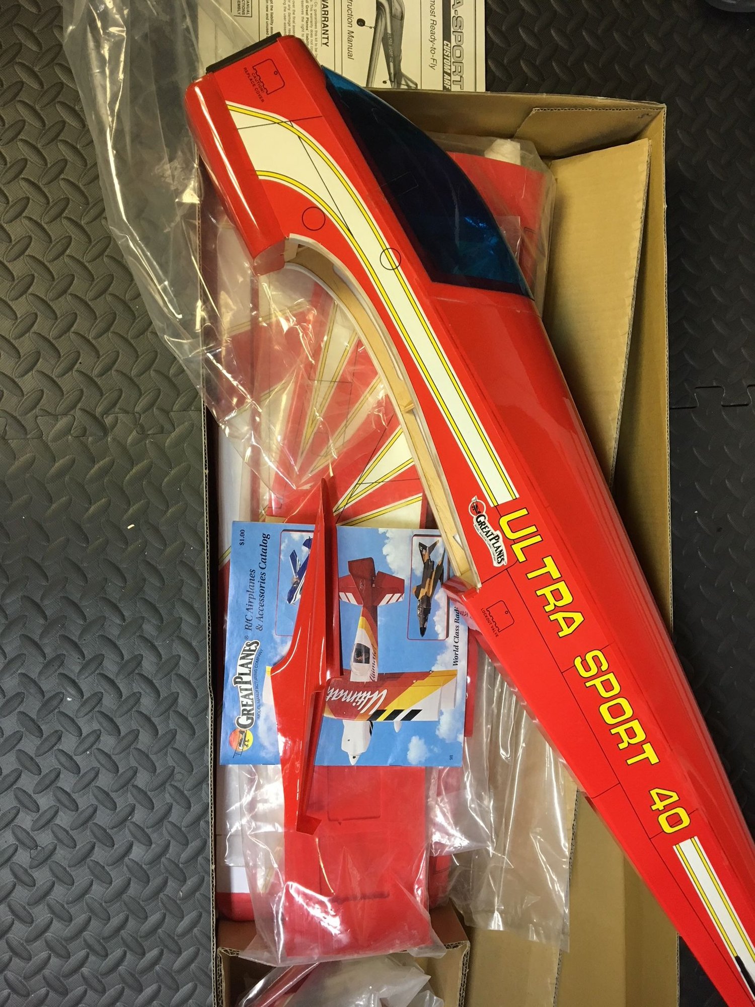 Vintage Great Planes Ultra Sport RED ARF RCU Forums
