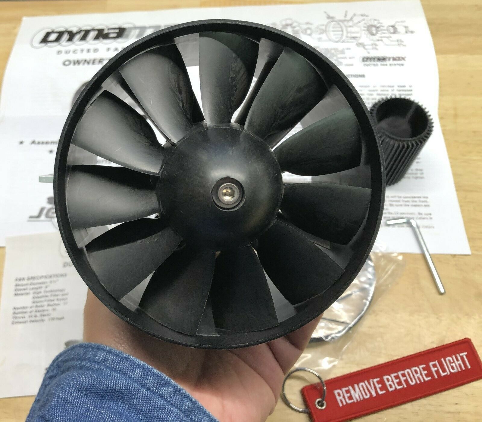 5" Dynamax Ducted Fan Unit 12S14S EDF with HET Typhoon 70098670 KV