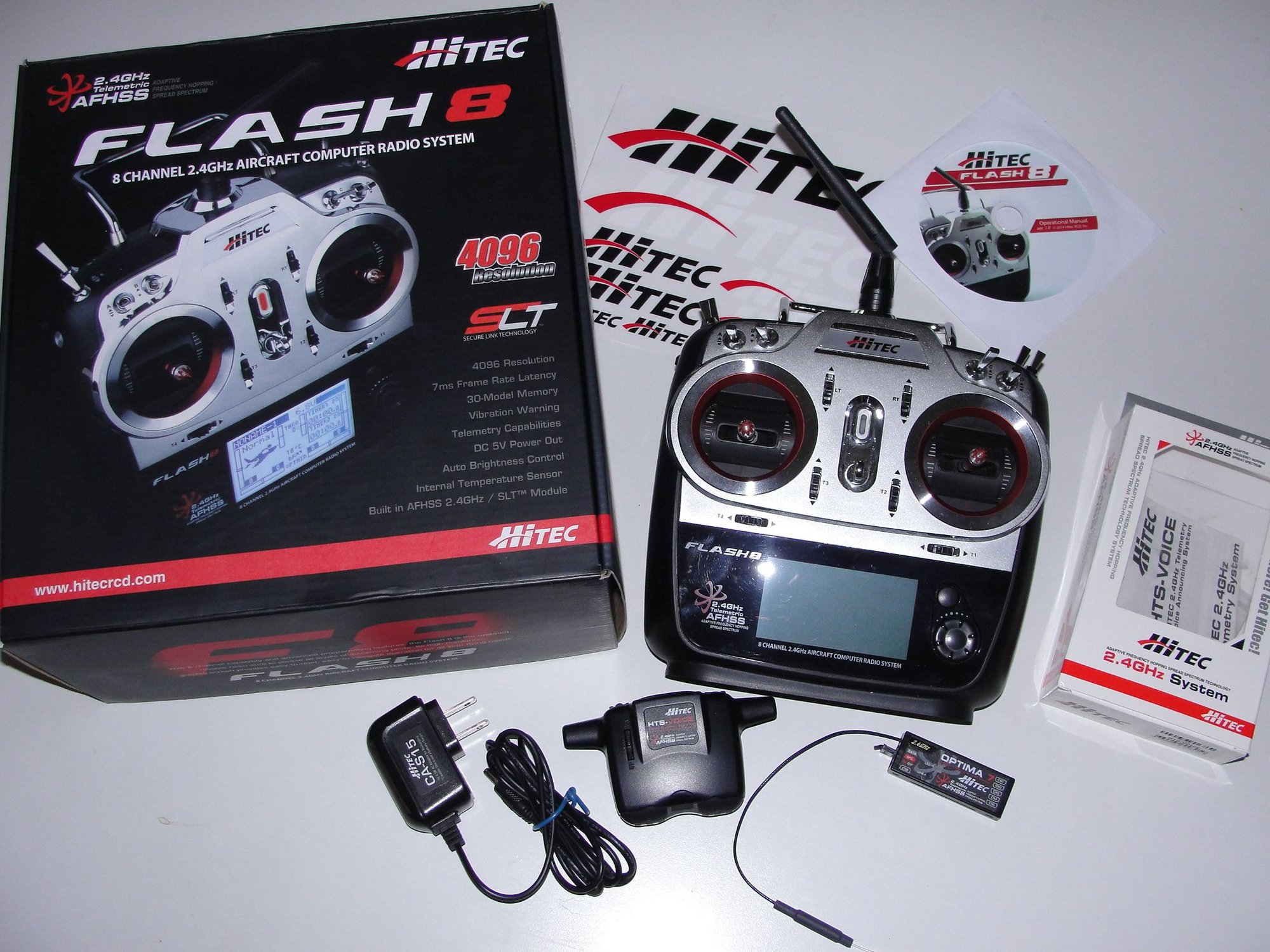 Hitec Flash 8 Transmitter with Optima 7Ch receiver RCU Forums