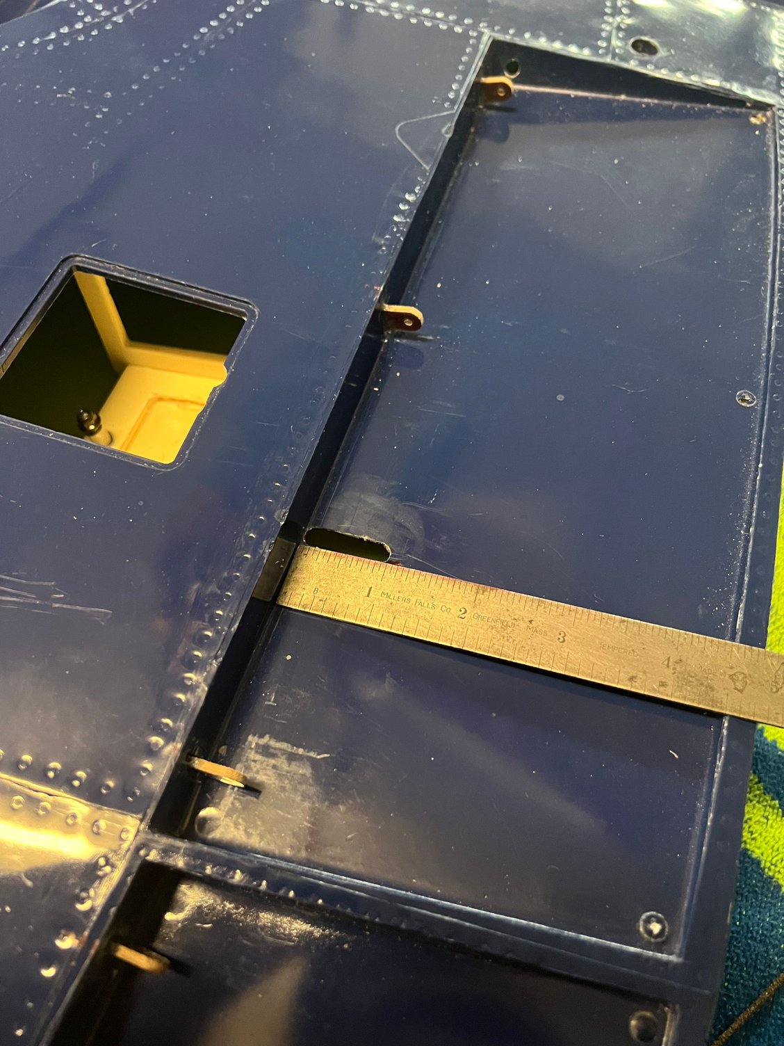 Just about exactly one inch