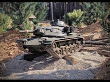 TongDe M60 with DKLM M60A2 turret conversion. Spotlight has been removed and placed into storage. 