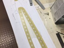 Some of the parts to build a outboard fence / pylon.