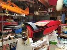 engine mounted using turnbuckles from hardware store for standoffs