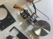 Landing light assembly top view