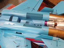 Aluminium engine cover.