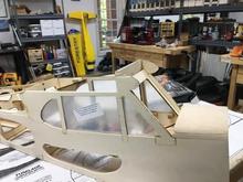 perfect fits all the way around. (The panes look cloudy because they still have protective films applied.)