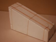 Styrofoam stabs pre-sheeted with 1/16" balsa
