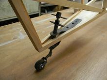 Completed tail wheel gear.