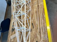 Here's how much I was able to cobble out of scrap. I know it's obvious by now but I was really really really disappointed by this.  I literally didn't have one inch to spare!