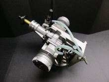 Engine is mounted on a stand 