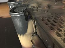 Broken loose exhaust