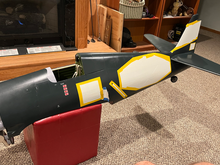 Fuselage masking removed; template masks come off tomorrow.