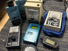 Did I mention that I like tachometers?
Fist tach, a Heathkit GD-69 Thimb Tach at far left
Next tach was also a kit built tach. At center the Acc TachMaster.   They all still work. I liked to gather up broken tachs at swaps . From time to time I give one away to a flier in need.  Not letting go of the fist two though.