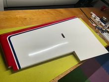 Started the covering 
Had to dig into my Monokote stach 