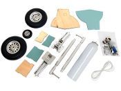 Everthing you need for a complete installation.  No wheel come with the retracts due to the low price!