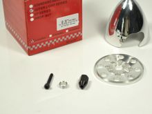 High quality at a very low price in the sizes most often used.  Comes with prop shaft adapter and all aluminum back plat too.  comparison shop this price.