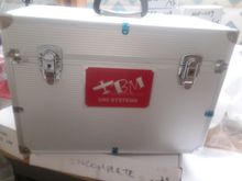 Large well built case.  Logo for Troy bBilt models is not on any of the cases.  Note the lockable hasps over the center lock and large carrying handle.