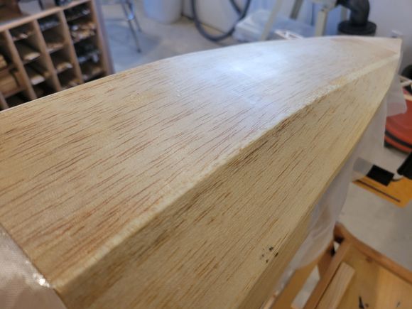 Note that there is NO excess Resin on  top of the cloth.