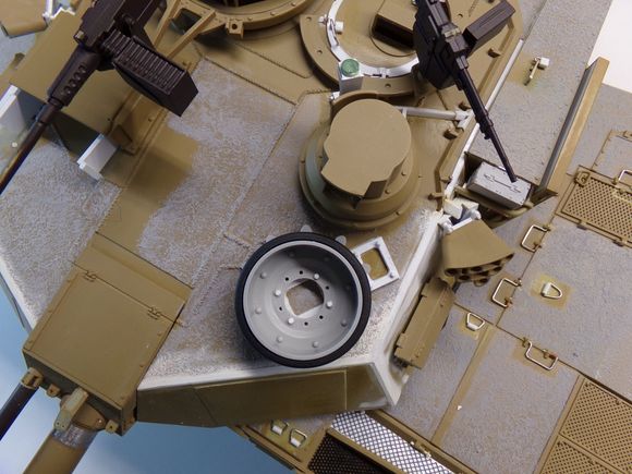 Missing texture area will be filled with the hardware that feeds the Anti-Sniper .50 system mounted to the main gun.