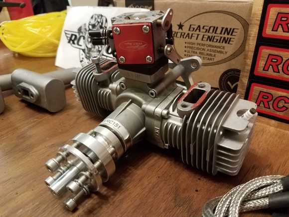RCGF-40cc Twin Gas Engine 1/4-32 "Generation 2"
Brand New, see link for details.  Was bought for a new build, but I really don't have time. Comes with everything you see in the pictures.
https://www.valleyviewrc.com/vvrc-rc...win-gas-engine
