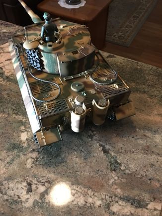 Fender extensions make the Tiger look complete.