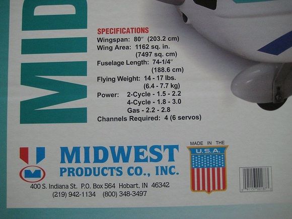 The airframes spec’s 