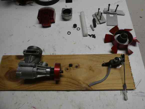 Bugger of the job, broken crank shaf during service removal!