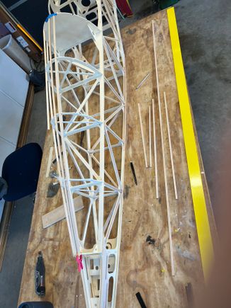 Here's how much I was able to cobble out of scrap. I know it's obvious by now but I was really really really disappointed by this.  I literally didn't have one inch to spare!