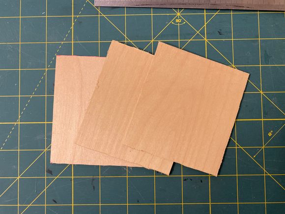 Making the firewall by laminating three pieces of 5 ply 2.5 mm plywood. 