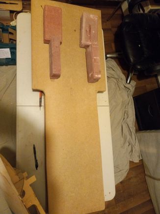 once I cut the tabs and prepared to turn over the boat I made sure to cut the jig to fit the Sponsons and then I screwed the boat square to it. filling 4 small holes was not an issue when keeping the boat square