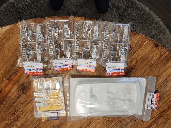 More parts and accessories. 