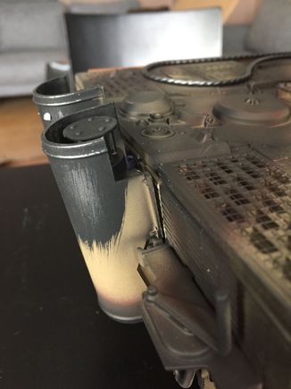 Broken loose exhaust