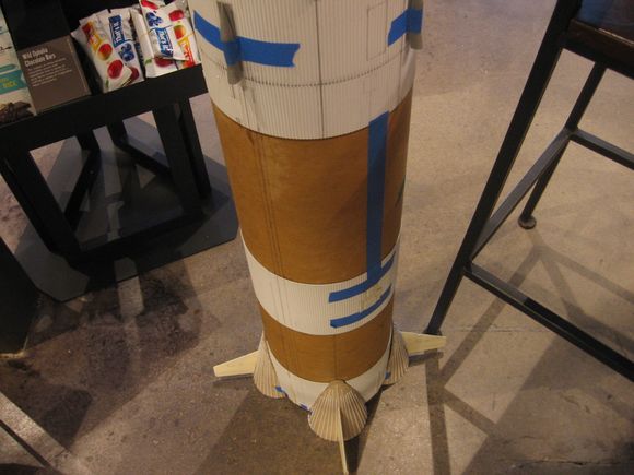 The lower half at my 'work space' in Starbucks. 