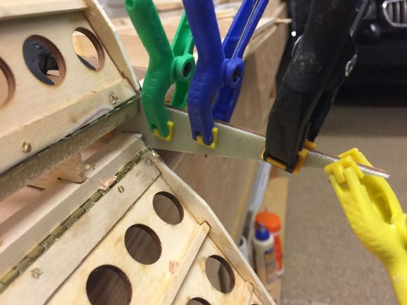 Another view of the reinforcement to the tail of R13.