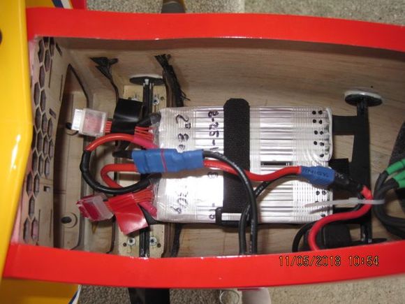 Battery at 145mm CG location