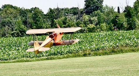 Scratch built Smith Miniplane. Powered very well by a recently serviced Saito FA300T, now running on BOTH cylinders!