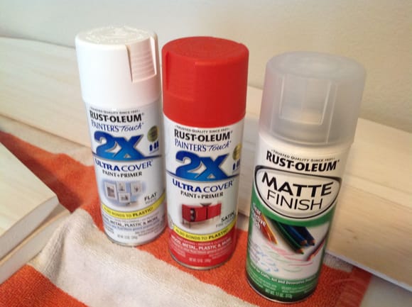 I'm going to try a new more cost effective finishing system. Got a couple cans of paint to experiment with.