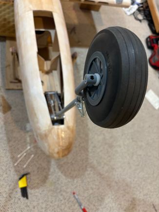 5 inch nose wheel mounted