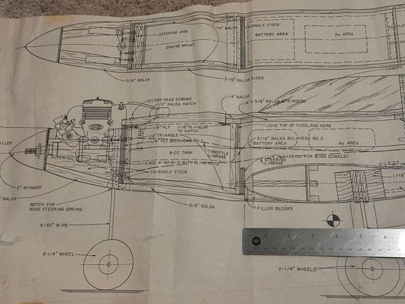 Photo of forward section of fuse