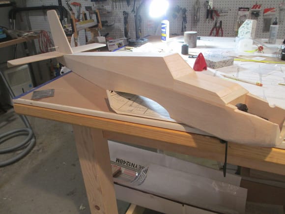 I'm happy to report that all of the building has been completed.  Now comes the tedious task of sanding, fitting and doing a bit of odds and ends before I get ready to fuel proof the forward section of the fuselage both inside and out.