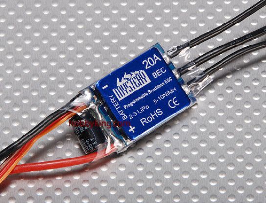 Mystery 20A Brushless Speed Controller