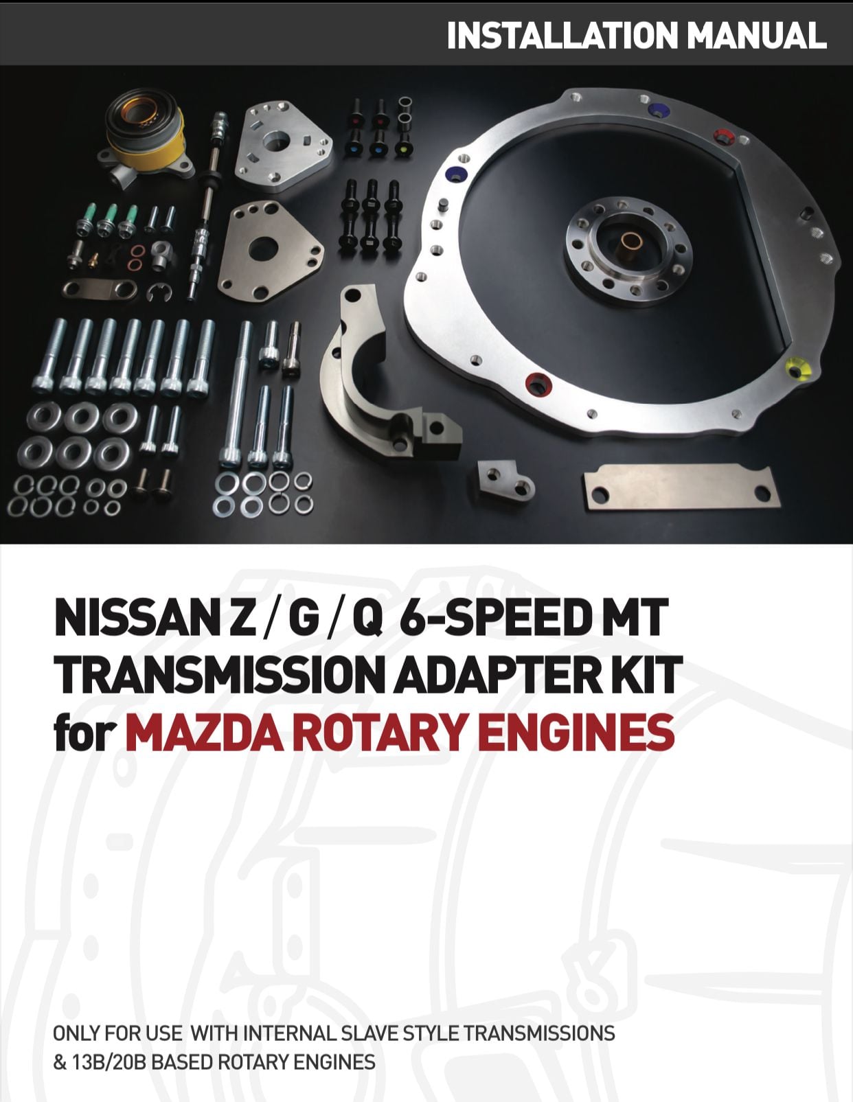 Drivetrain - “Careless” Nissan CD009 Transmission Adapter Kit for FD3S Chassis - New - 1993 to 2002 Mazda RX-7 - Dfw Metroplex, TX 00000, United States