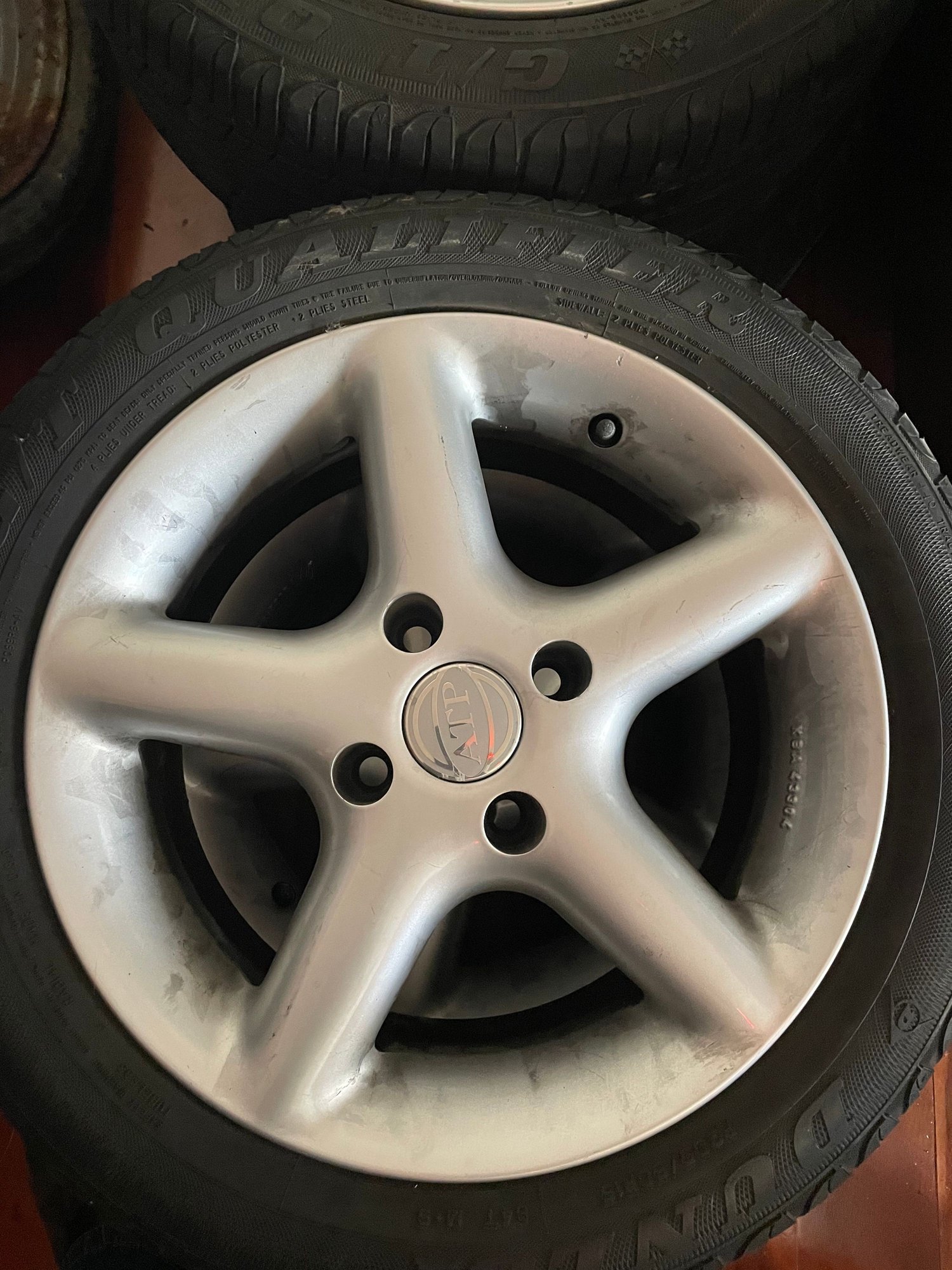 Wheels and Tires/Axles - Free Wheelset. First Gen 4x110 Pattern. 15 diameter. 7 wide. - Used - 1979 to 1984 Mazda RX-7 - Mill Valley, CA 94941, United States
