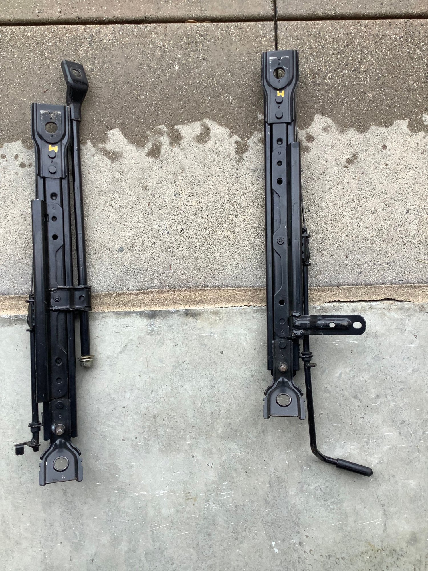 Interior/Upholstery - 93 94 95 OEM Mazda RX7 FD3S Manual Seat Track Rail Slider - Left (Driver) Side - Used - 1993 to 1995 Mazda RX-7 - Mission Viejo, CA 92694, United States