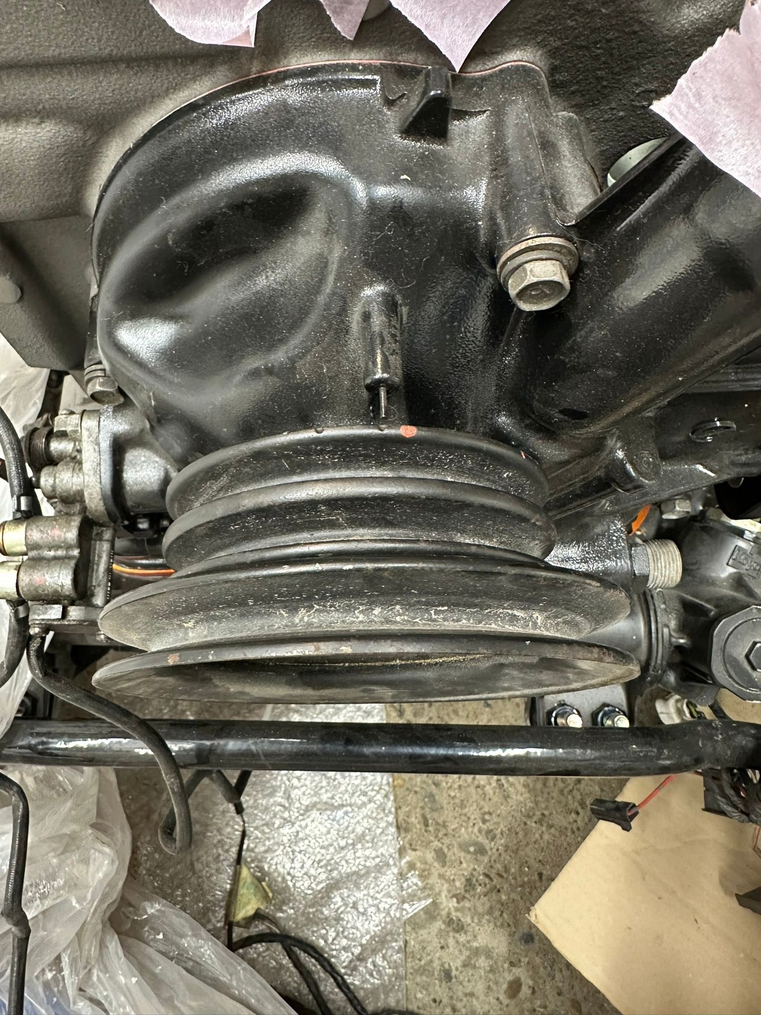Stock pulley at +5deg