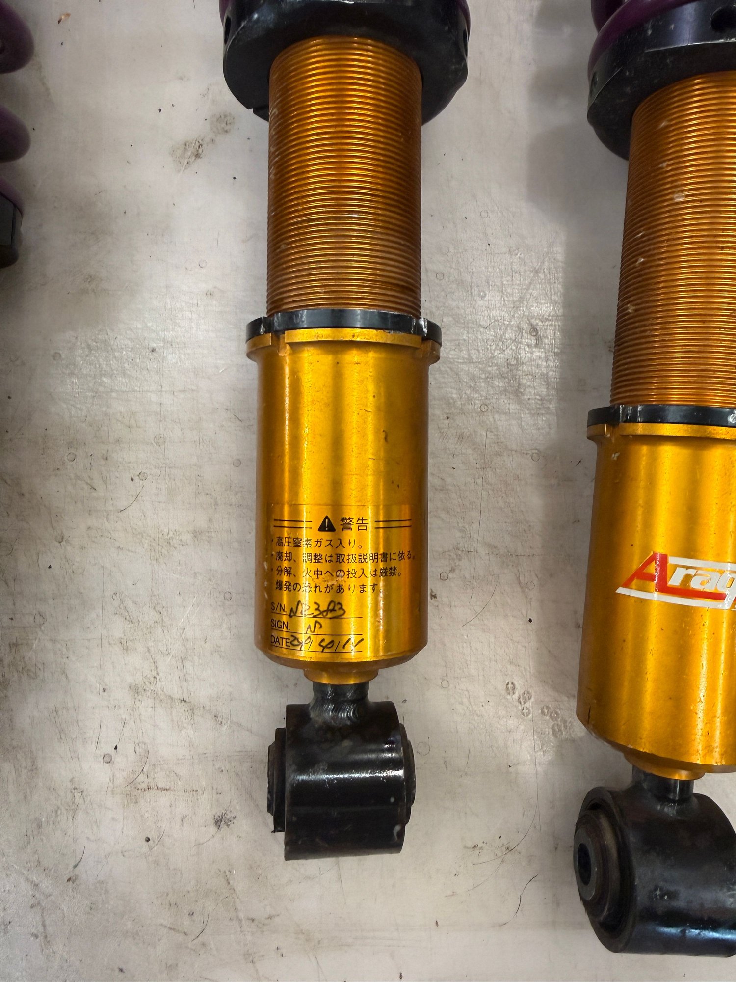 Steering/Suspension - Knight Sports Aragosta Coilovers - Used - 1992 to 2002 Mazda RX-7 - Glenmoore, PA 19343, United States
